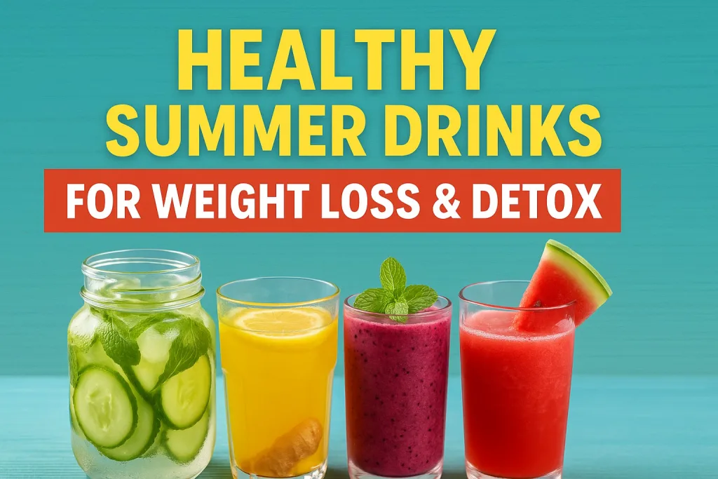 Healthy Summer Drinks for Weight Loss & Detox